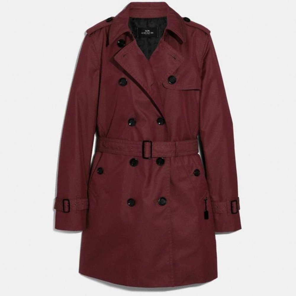 COPY - Coach Trench- Size S- Roaswood Colour RRP 550